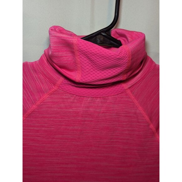Under Armour Sweater Womens Medium Pink All Season Gear Turtleneck Long Sleeve - Picture 5 of 16